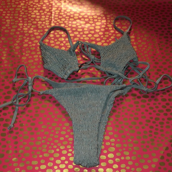 Zaful Other - Grey string bikini New with tags